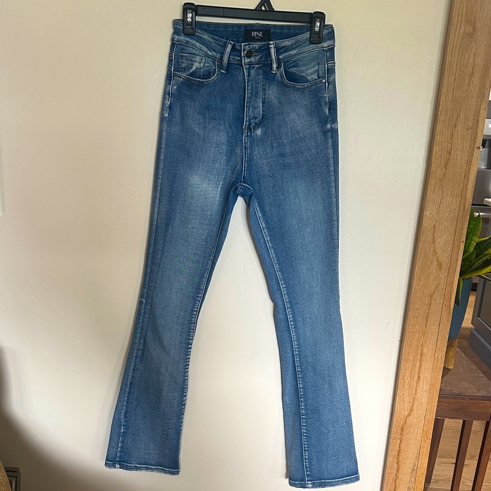Rise Supply Co Women's Boot Cut Jeans - Denim Blue